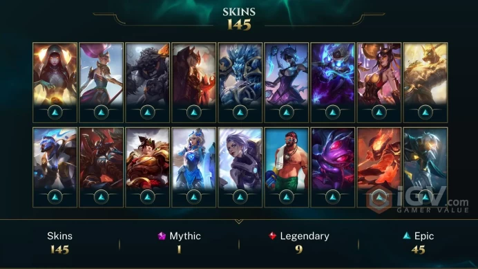 EUW - 557 LVL - 270 Skins/Chromas - ~ All Champions - Snow Day Malzahar Chroma - Galaxy Slayer Zed - Sentinel Vayne - True Damage Ekko - WE211