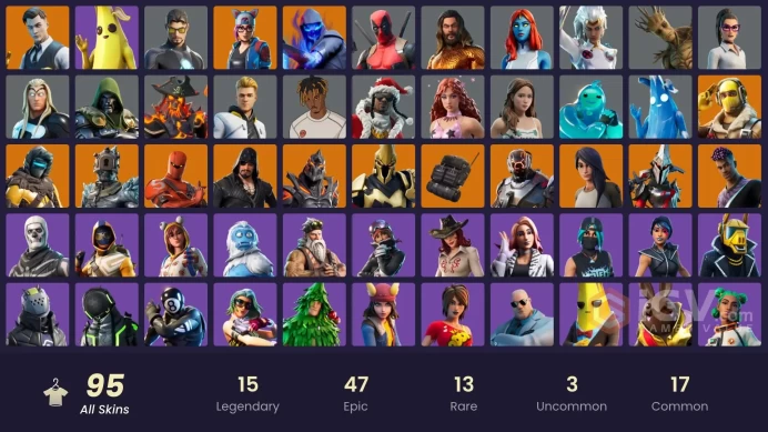 Fortnite Account [PC] 21 skins | Slayer Juice WRLD | Santa Dogg | Blitz Knight | Meowdas | Felina | Yulejacket | Daigo | Godzilla Evolved | Dyna