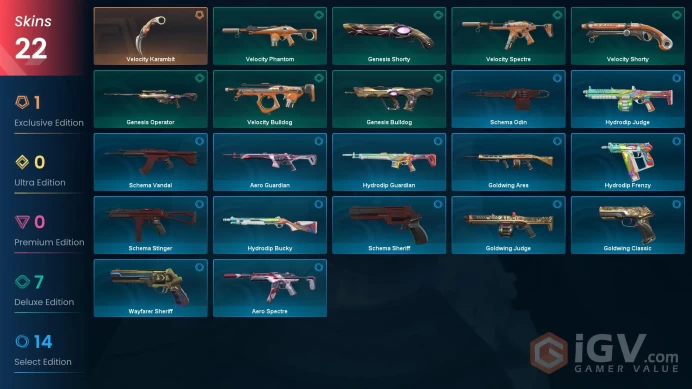 [EU] 22 SKINS | 16 AGENTS | 1 KNIFE | Ranked Ready