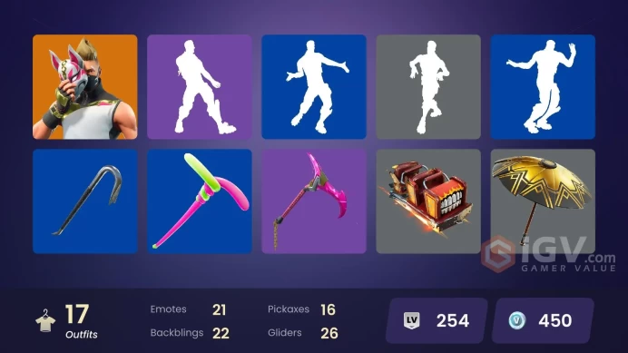 [PC/PSN/XBOX] 18 skins | Fade | Calamity | Drift | Frostbite | Dark Rex | The Ace | Redline | Jules | Hollowhead | Scuba Jonesy | Summit Striker