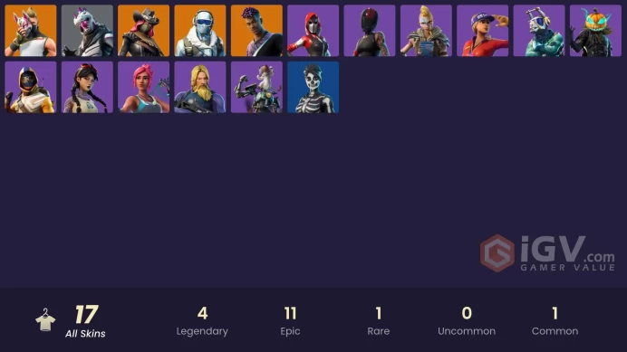 [PC/PSN/XBOX] 18 skins | Fade | Calamity | Drift | Frostbite | Dark Rex | The Ace | Redline | Jules | Hollowhead | Scuba Jonesy | Summit Striker