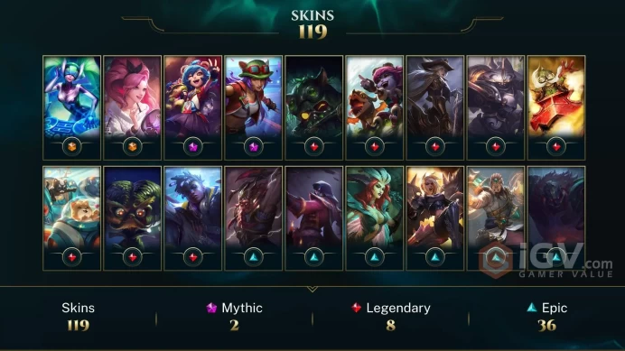 [LAN] - League of Legends | SKINS [117] | Сhampions [174] | LVL [351] | Full access + mail | 