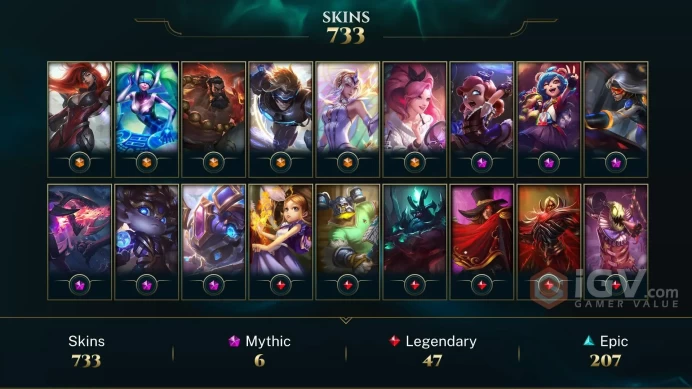 NA - 800 Skins/Chromas