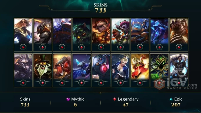 NA - 800 Skins/Chromas
