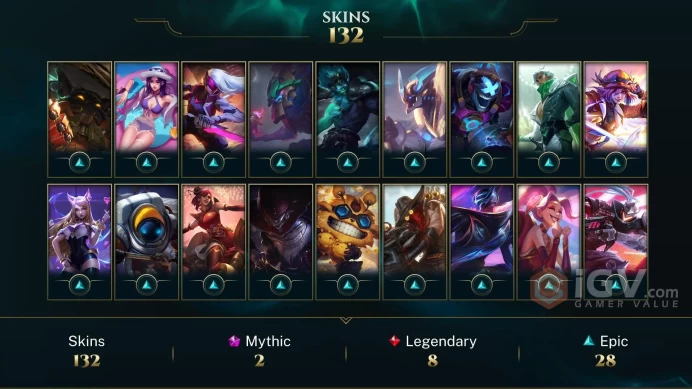 [LAS]-League of Legends | SKINS [135] | Сhampions [149] | LVL [373] | Full access + mail | 