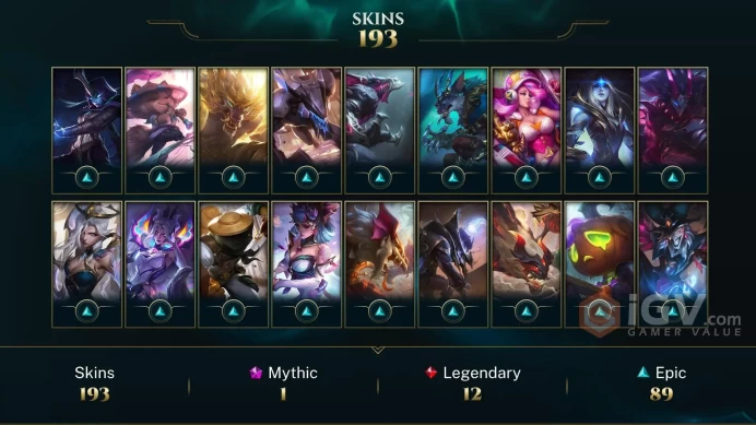 Conta de Liga do Brasil: +193 Skins | Acesso Total | Entrega Instantânea!