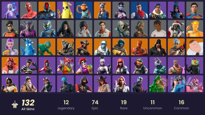 [PC/PSN] 132 skins | Galaxy | IKONIK | WORLD CUP | World Warrior | Point Patroller | Cloud Striker | Royale Bomber | Prodigy | Sultura | 0 VB