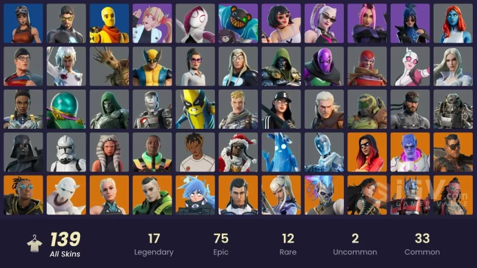 [PC] 139 skins | Renegade Raider | Explorer Emilie | The Ageless Champion | Rococo Cloak-o | Challenger | Battle-Tested | On | -200 VB	mata09