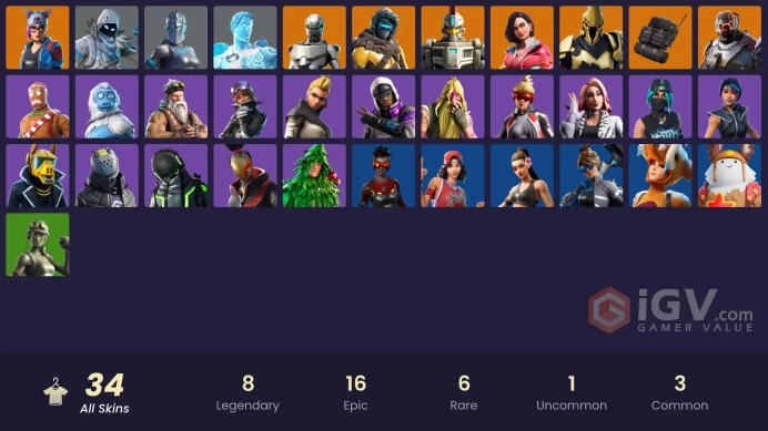 [PC/PSN/XBOX] FA 34 SKINS | MERRY MARAUDER | LYNX | TAKE THE ELF | TROG | REAPER | EON | SENTINEL | ULTIMA KNIGHT | ZENITH | THE SCIENTIST |