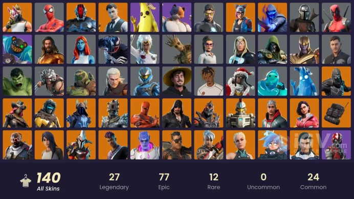 [PC/PSN/XBOX] FA 140 SKINS | MANDALORIAN | LYNX | DEADPOOL | BRUTUS | MEOWSCLES | RECON EXPERT | WINGMAN | ONESIE | ROOK | SUN STRIDER |