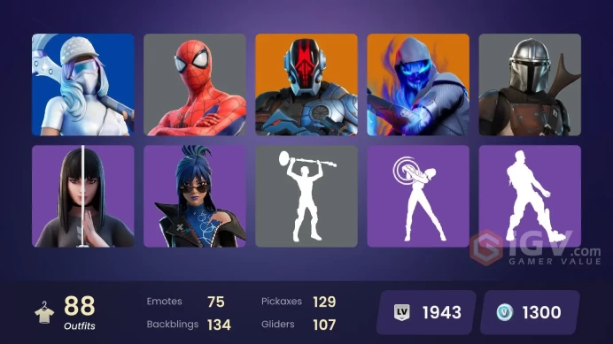 [PC/PSN/XBOX] 88 skins | ON | Harbinger Armor Omegarok | Challenger | GREY | Sideways Warrior | MASKED FADE | Peter Griffin | Menace mata15