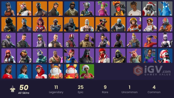 [PC/PSN/XBOX] FA 50 SKINS | THE REAPER | RENEGADE RAIDER | ELITE AGENT | OMEGA | RUST LORD | AERIAL ASSAULT TROOPER | DARK VOYAGER |