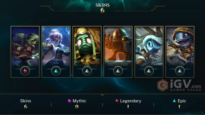 NA  Unranked //  +40 Champion / 225 BE / +6 Skins / 59 Level / Full Access /  Click for Full Details
