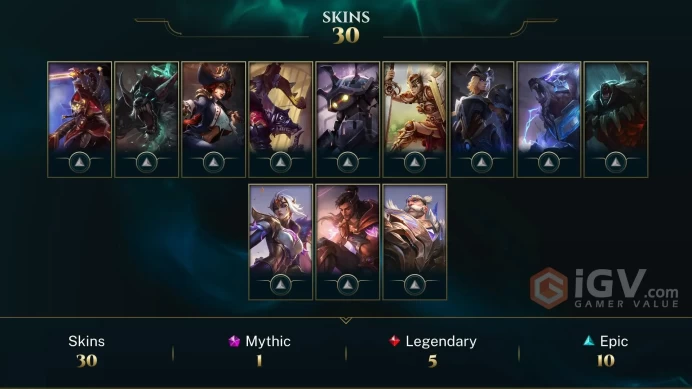 | LAS | 30 SKINS | PLATINUM 4 | 74 CHAMPIONS | 58 LEVEL | INSTANT DELIVERY | FULL ACCESS | FaYN3 |