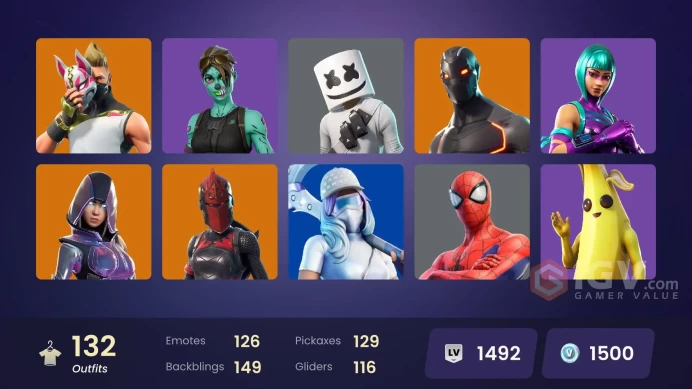 131 skins | Glow | World Warrior | Wonder | Merry Mint Axe | Reaper | Candy Axe | Ride The Pony | Omega (stage 5) | Rogue Agent | Keri Commander