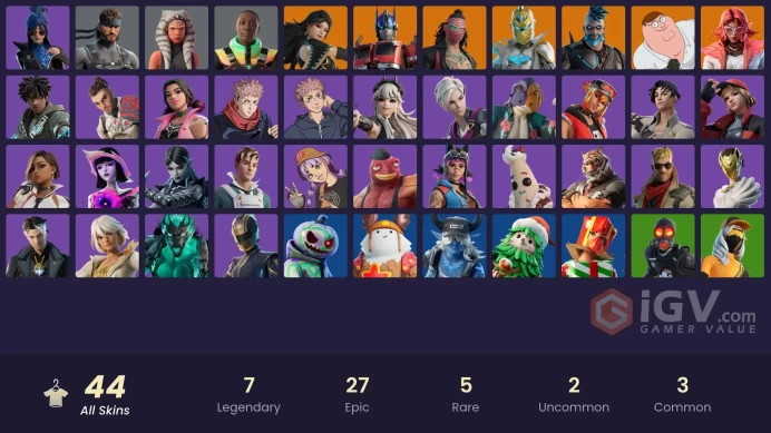 [PC/PSN/XBOX] 44 skins | Battle-Tested | Harbinger Armor Omegarok | Challenger | On | Burning Ambition Valeria | Kado Thorne MSS216