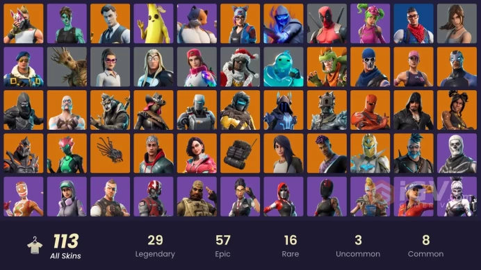 [PC/XBOX] 112 skins | OG STW | Jules | Lara Croft | Ghoul Trooper | Peely | Dynamo | Brite Bomber | Ice Breaker	MSS217