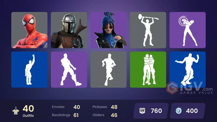 | PC/XBOX | 40 SKINS | Ronin | Menace | Predator | Valeria | Mandalorian | Peter Griffin | Vengeance Jones | Hope | Mave | 400 VBUCKS | FzCEq |