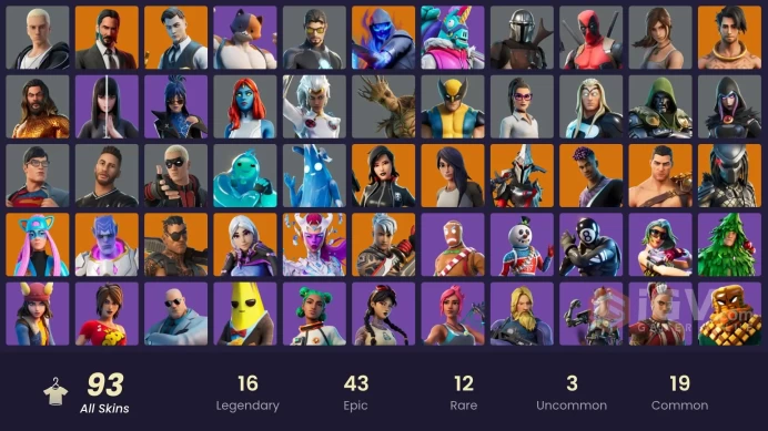 [PC/PSN/XBOX] FA 93 SKINS | MERRY MARAUDER | LARA CROFT | AGENT PEELY | RAGE | GOLD MIDAS | GOLD SKYE | GOLD TNTINA | GOLD MEOWSCLES |