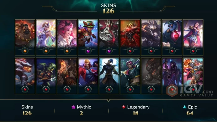 [LAN] - League of Legends | SKINS [115] | Сhampions [172] | LVL [228] | Full access + mail |