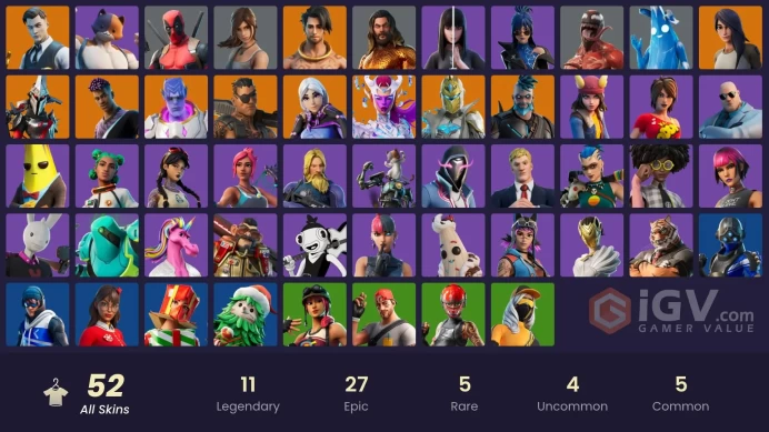 Full Access [Xbox/PSN/PC] 52 Skins - Gold Brutus - Gold Midas - Gold Meowscles - Point Patroller - Omegarok - 1050 VB #2050