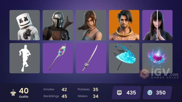 [PC/PSN] FA 40 SKINS | MANDALORIAN | LARA CROFT | MARSHMELLO | RONIN | RAZ | JOEY | SENTINEL | HYBRID | PREDATOR | THE CUBE QUEEN |