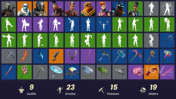 [PC/PSN/XBOX] FA 9 SKINS | FROSTBITE | PREDATOR | MANDALORIAN | MAVE (REACTIVE HAIR OFF) | MANCAKE | REESE | RED STRIKE | ABSENZ |