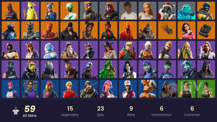 [PC/PSN/XBOX] FA 59 SKINS | MERRY MINT AXE | LYNX | ONESIE | PEELY | LAGUNA | TAKE THE ELF | BOOGIE DOWN | RED KNIGHT | TROG | THE PRISONER |