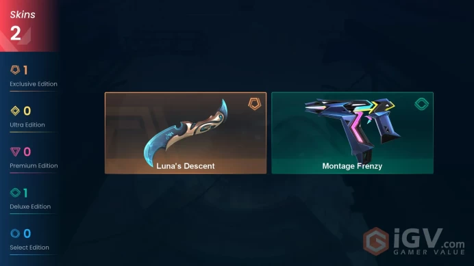 | LATAM | 1 KNIFE | 2 SKINS | VALUE: 3550 VP | Luna's Descent | RANKED READY | 48 LEVEL | INSTANT DELIVERY | FULL ACCESS | FzAXC |
