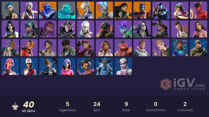 [PC/PSN/XBOX] FA 40 SKINS | IRIS | 8-BALL VS SCRATCH | BOOGIE DOWN | KUNO | ARCANE JINX | MIZUKI | FUSION | ERA | RENZO THE DESTROYER |