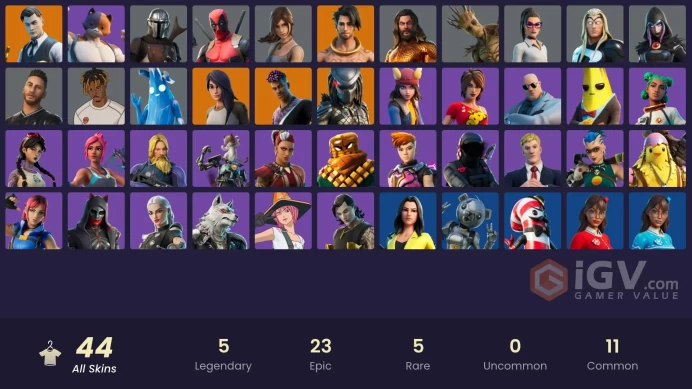 [PC/PSN/XBOX] FA 44 SKINS | MANDALORIAN | LARA CROFT | MIDAS | DEADPOOL | BRUTUS | MEOWSCLES | BOOGIE DOWN | EXPLORER EMILIE | RAZ | FADE |