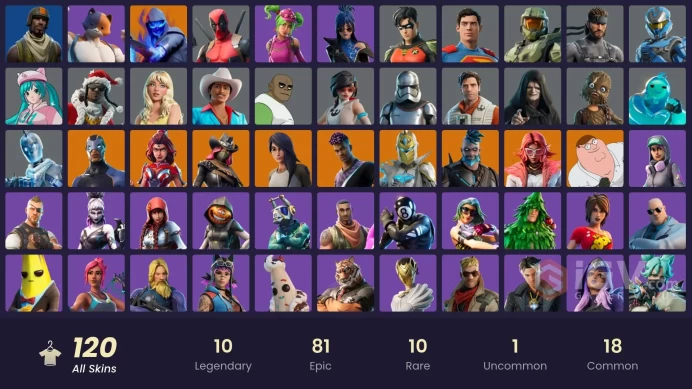 [PC/PSN/XBOX] FA 120 SKINS | AERIAL ASSAULT TROOPER | TIDY | HYPE | WIDOW’S BITE | DEADPOOL | BRUTUS | MEOWSCLES | PETER GRIFFIN | VALOR |