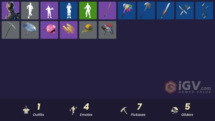 Fortnite Account [PC] 1 skins | Hairpin | Lunar Hyperjet | The Bestiary Chest | Ancestral Bloom | Twin Crossfire | | Clawz Retro | 400 VB