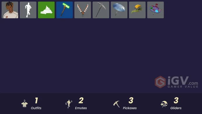 Fortnite Account [PC] 1 skins | Slayer Juice WRLD | 999 Knives | Homer's Gift | Clawz Retro | 999 Knives | Fuel Rod and Tongs | Lil' Station Wag