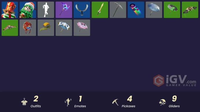 Fortnite Account [PC] 2 skins | Holiday Boxy | Winterfest Bushranger | Nemesis Box | Lunarios | Society Emblem Ranker | Clawz Retro | Glorious G