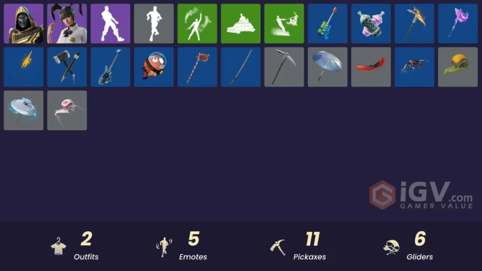  Fortnite Account [PC] 2 skins | Yuki Yubari | Blitz Knight | Shattered Halo Ring | Dreamer's Two-Shot | Super Cape | Raptorstriker Bag | Homer'
