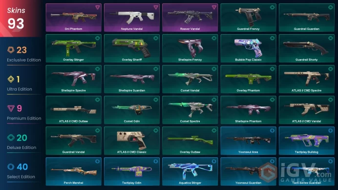 EU/TUR 82340 Spent VP Champions 2024 Bundle Prime//2.0 Karambit Kuronami Vandal Araxys Vandal Forsaken Vandal Reaver Vandal Prime Vandal Neo Fro