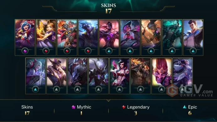 [TURKEY] LOL 17 SKINS