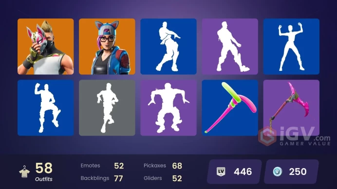 Fortnite Account [PC] 58 skins | OG STW | Lynx | Drift | Zenith | Spectra Knight | Ragnarok | Thor | UNSC Spartan | Chappell Roan | Die With A S
