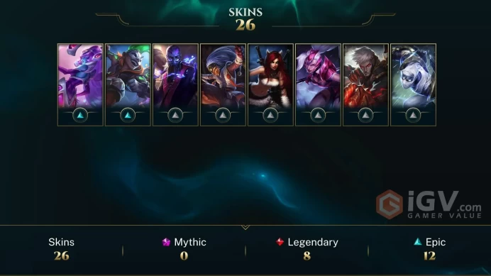 [SA] LOL 26 SKINS 