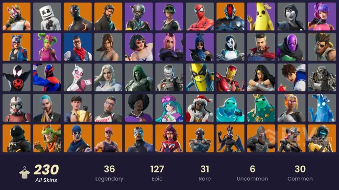 FA / 228 SKINS / THE REAPER / MAKO / BLUE TEAM LEADER / TRAILBLAZER / SUBZERO CRYPTIC / OG STW /