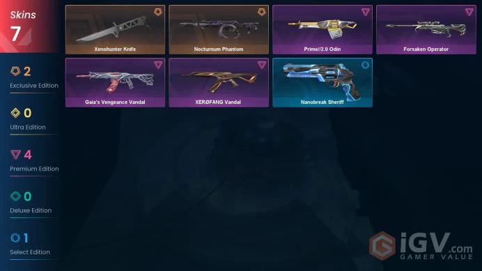 NA | Instant Delivery | Gaia + Xerofang Vandal + Xenohunter Knife + Nocturnum Phantom + Forsaken Operator + Prime Odin + Others | Full Access