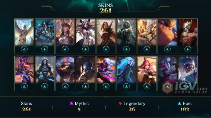EUW / EMERALD 4 - 172 Champ - 261 Perfect Skins(4 Ultimate, 5 Mythic, 26 Legendary, 103 Epic) - 187 CHROMAS - S6 ACC - FULL ACCES -CHEAP