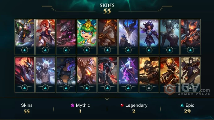 [EUW] S16! - SPLIT 1! - Emerald 4 - 75 WR - 30 LP Gain - 55 skins - 98 Champs - 207 Level - HANDMADE - FULL ACCESS
