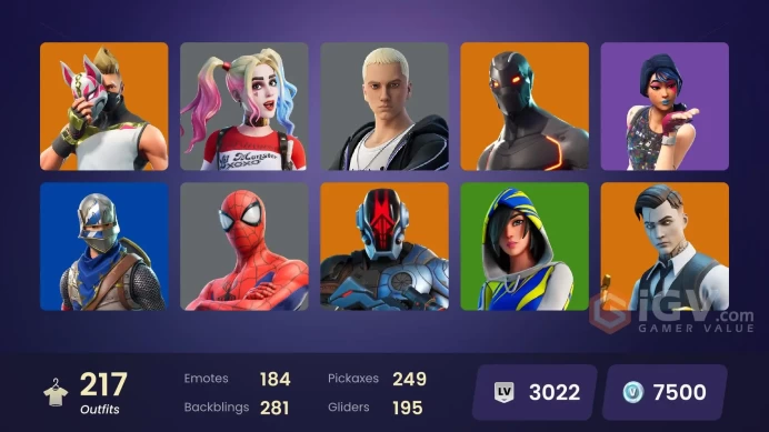 FA / 215 SKINS / SPARKLE SPECIALIST / LEVIATHAN AXE / ROYALE KNIGHT / GOLD TNTINA / GOLD MEOWSCLES / GOLD MIDAS / GOLD BRUTUS / OG STW /