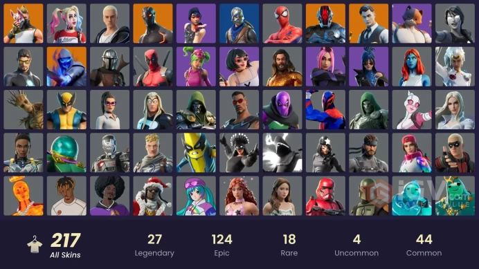 FA / 215 SKINS / SPARKLE SPECIALIST / LEVIATHAN AXE / ROYALE KNIGHT / GOLD TNTINA / GOLD MEOWSCLES / GOLD MIDAS / GOLD BRUTUS / OG STW /