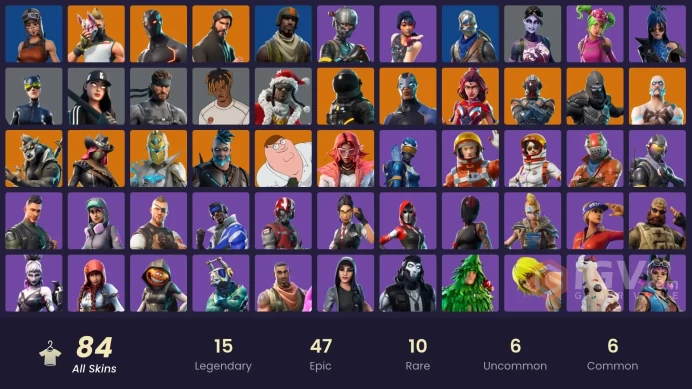 [PC/XBOX] 84 skins | Renegade Raider | Aerial Assault Trooper | Sparkle Specialist | The Reaper | Blue Squire | Royale Knight | 0 VB