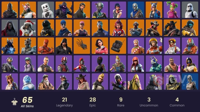 [PC] 65 skins | OG STW | Black Knight | Sparkle Specialist | The Reaper | Blue Squire | Royale Knight | Elite Agent | World Warrior | 0 VB