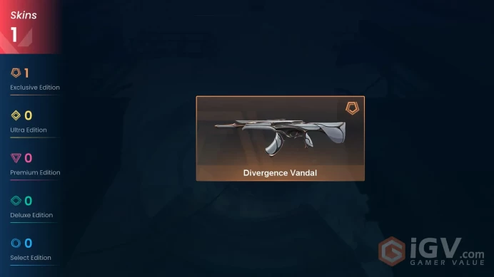 [NA]   1   SKINS |   0    KNIVES | Divergence Vandal