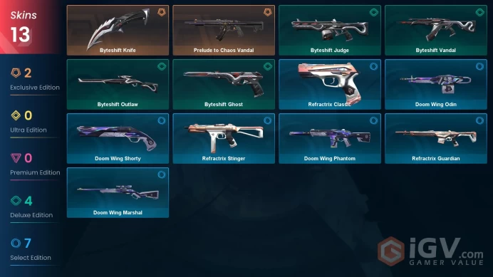 [NA]   1   SKINS |   0    KNIVES | Prelude to Chaos Vandal
